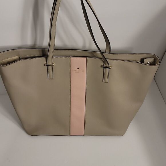 Kate Spade New York Medium Harmony Cedar Street Racing Stripe Tote - Picture 2 of 14